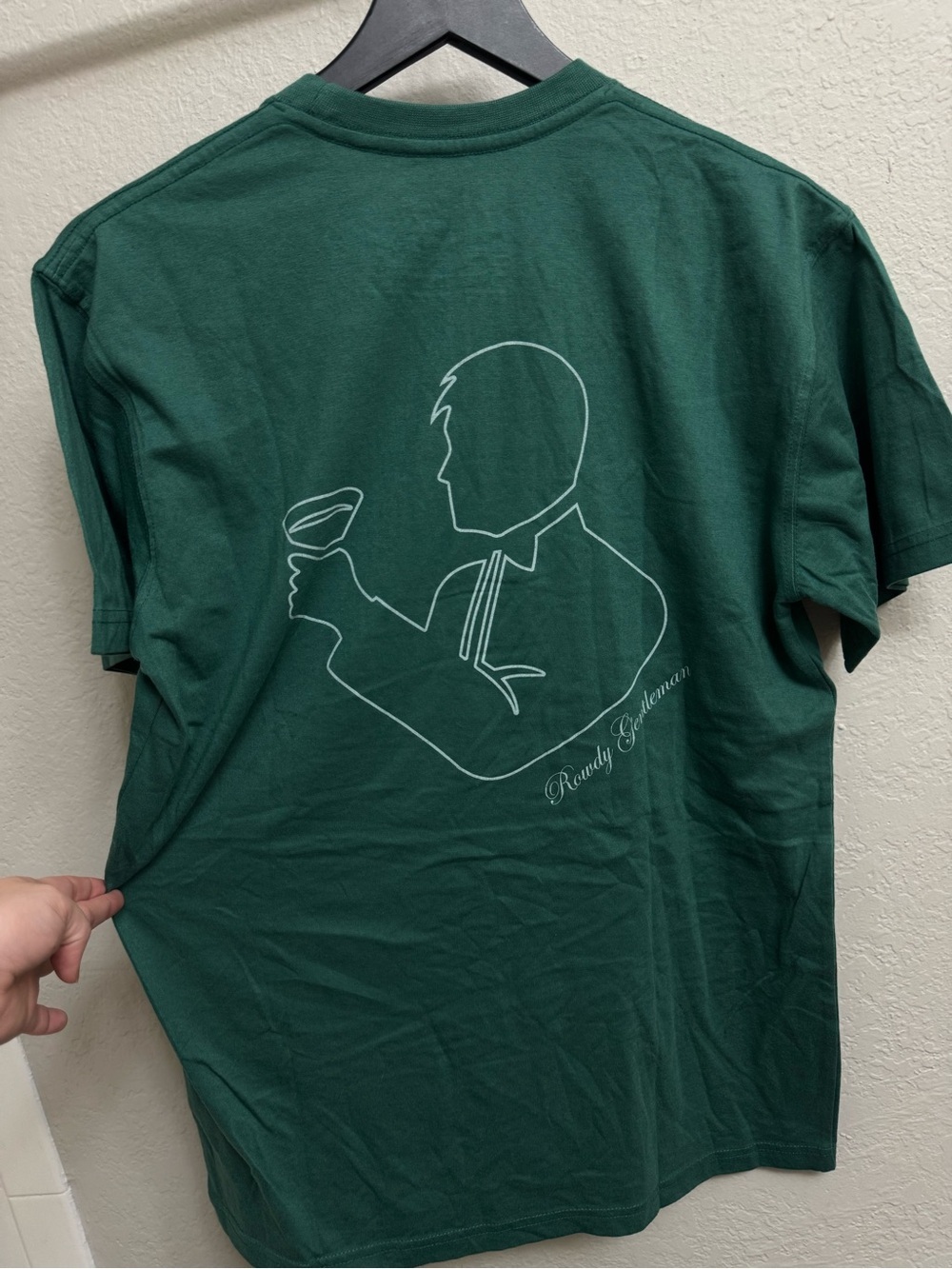 Rowdy Gentleman Green Short-Sleeve Pocket Tee - To Good Times Graphic